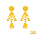 22 kt Yellow Gold Earrings - Click here to buy online - 1,496 only..