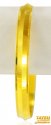 Click here to View - 22karat Gold Plain Kada for Mens 