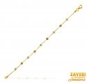 22K Gold Balls Bracelet - Click here to buy online - 373 only..