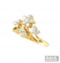 Diamond ring in 18k gold - Click here to buy online - 2,678 only..