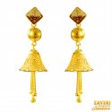 22K Gold Meenakari Earring - Click here to buy online - 797 only..