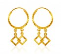 Gold Hoops (22kt Gold) - Click here to buy online - 299 only..
