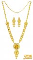 22kt Gold Necklace Set for Ladies - Click here to buy online - 4,323 only..