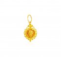 22 Kt Gold Coin Pendant - Click here to buy online - 257 only..