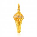 Click here to View - 22kt Hamuman Gada pendant  