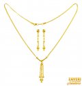 Click here to View - 22k Gold Necklace Set 