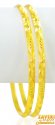 22Kt Gold Bangles (set of 2 ) - Click here to buy online - 3,712 only..