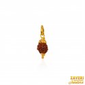 22kt Gold Rudraksh pendant - Click here to buy online - 203 only..