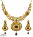 22K Exclusive Bridal Antique Set - Click here to buy online - 12,353 only..