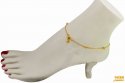 22Kt Gold  Anklet (1 PC) - Click here to buy online - 317 only..
