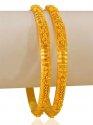 22 Karat Gold Bangles (2 PC) - Click here to buy online - 2,609 only..