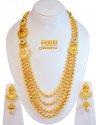 Click here to View - 22Kt Gold Antique Necklace Set(Long 