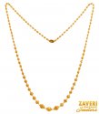 Click here to View - 22Kt Gold Beads Long Chain 