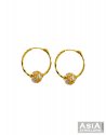 22Kt Gold Hoops (Medium) - Click here to buy online - 300 only..