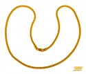 22 Kt Gold Plain Chain - Click here to buy online - 1,689 only..