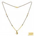 22kt Gold  Mangalsutra chain - Click here to buy online - 889 only..