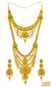 22k Gold 2 in 1 Necklace Set - Click here to buy online - 13,928 only..