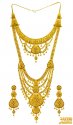 Click here to View - 22k Gold 2 in 1 Necklace Set 