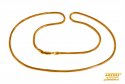 22 Karat Gold Chain (18 Inch) - Click here to buy online - 976 only..