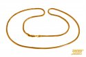 22 Karat Gold Chain (18 Inch) - Click here to buy online - 1,286 only..