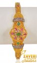 22k Gold Antique Bangle with stones - Click here to buy online - 1,620 only..