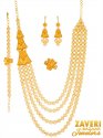 21 Karat Gold Necklace Set - Click here to buy online - 7,631 only..