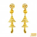 22karat Gold Jhumkhi Earrings - Click here to buy online - 890 only..