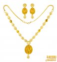 22Karat Gold Necklace Set - Click here to buy online - 1,652 only..
