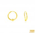 Click here to View - 22Kt Gold Fancy Hoop Earrings 
