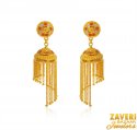 22 Kt Gold Jhumki Earrings - Click here to buy online - 2,733 only..