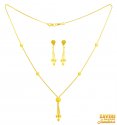 Click here to View - 22KT Gold balls necklace and earring set  