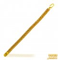 22kt Gold Mens Mountain Bracelet  - Click here to buy online - 6,603 only..