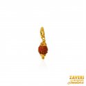 22kt Gold Rudraksh pendant - Click here to buy online - 163 only..