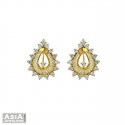 Click here to View - 18K Tear Drop Diamond Earrings 