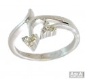 18K Simple Diamond Ring - Click here to buy online - 1,133 only..