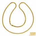 22KT Gold Fox Tail Chain (18 Inch) - Click here to buy online - 5,047 only..