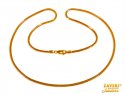 22 Kt Gold Two Tone Chain - Click here to buy online - 1,881 only..
