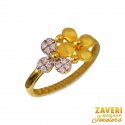 Click here to View - 22Kt Gold CZ Fancy Ring 