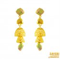 22karat Gold Jhumkhi Earrings - Click here to buy online - 1,185 only..