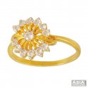 22K Gold Fancy Floral Ring - Click here to buy online - 558 only..