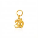 22Kt Gold OM Pendant - Click here to buy online - 162 only..