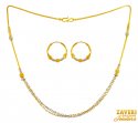 22K Gold Dokia two tones sets - Click here to buy online - 1,368 only..