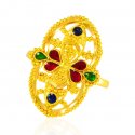 22kt Gold Ring for Ladies - Click here to buy online - 455 only..