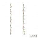 Long White Gold Fancy Earrings - Click here to buy online - 880 only..
