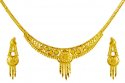 22 Karat Gold Necklace Set - Click here to buy online - 2,434 only..