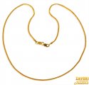 22K Gold Chain in Fox Tail - Click here to buy online - 389 only..