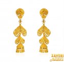 22K Designer Jhumka Earrings - Click here to buy online - 2,793 only..