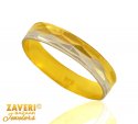 22 Kt Two Tone Gold Band - Click here to buy online - 244 only..