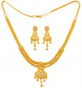 22K Gold Two Tone Set - Click here to buy online - 2,746 only..