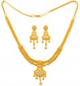 22K Gold Two Tone Set - Click here to buy online - 4,627 only..